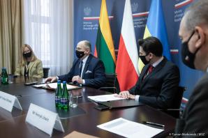 Minister Spraw Zagranicznych wziął udział w spotkaniu Trójkąta Lubelskiego