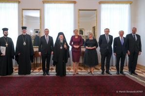 [VIDEO] Spotkanie Pary Prezydenckiej z Patriarchą Konstantynopola