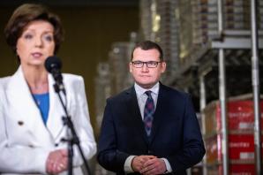 Wizyta wiceministra Pawła Szefernakera w TAGO Przedsiębiorstwie Przemysłu Cukierniczego