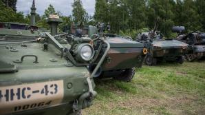 [VIDEO] Przesmyk suwalski jest bezpieczny dzięki służbie żołnierzy. Spotkanie z prezydentem Litwy i szefem litewskiego resortu obrony