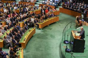 [WIDEO] Wystąpienie Prezydenta RP na 78. sesji Zgromadzenia Ogólnego ONZ