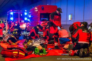 [VIDEO] Ćwiczenia służb w tunelu S2 Południowej Obwodnicy Warszawy