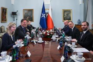 [VIDEO] Spotkanie Prezydenta RP z Sekretarzem Generalnym NATO