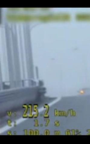 We mgle pędził drogą S-2 ponad 200 km/h!