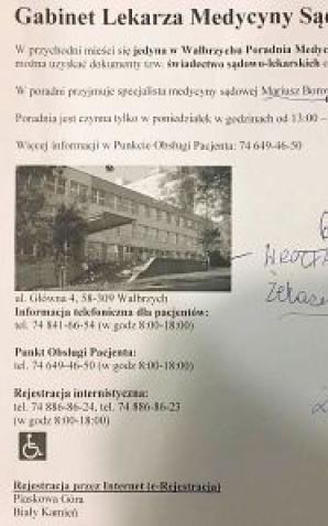 Czy Prezes Sądu w Kłodzku panuje nad tym, co dzieje się w podległej mu instytucji? Dlaczego toleruje ingrorancję Biegłego Lekarza Sądowego Mariusza Borowika, któremu płaci z publicznych pieniędzy?