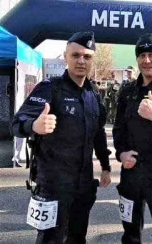 Wrocławski policjant na podium XI Półmaratonu Komandosa