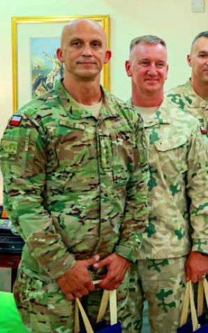 Spotkanie Prezydenta z polskimi żołnierzami w Katarze