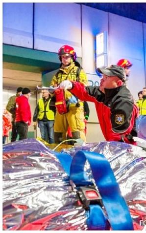 [VIDEO] Ćwiczenia służb w tunelu S2 Południowej Obwodnicy Warszawy