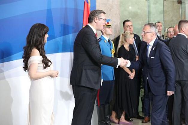 Polska delegacja na inauguracji prezydenta Serbii Aleksandra Vučicia