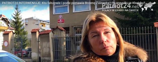 [VIDEO] Kto fałszywie i podle pomawia Bożenę Zalewską? Po tragicznej sytuacji wypadku drogowego w Kłodzku?